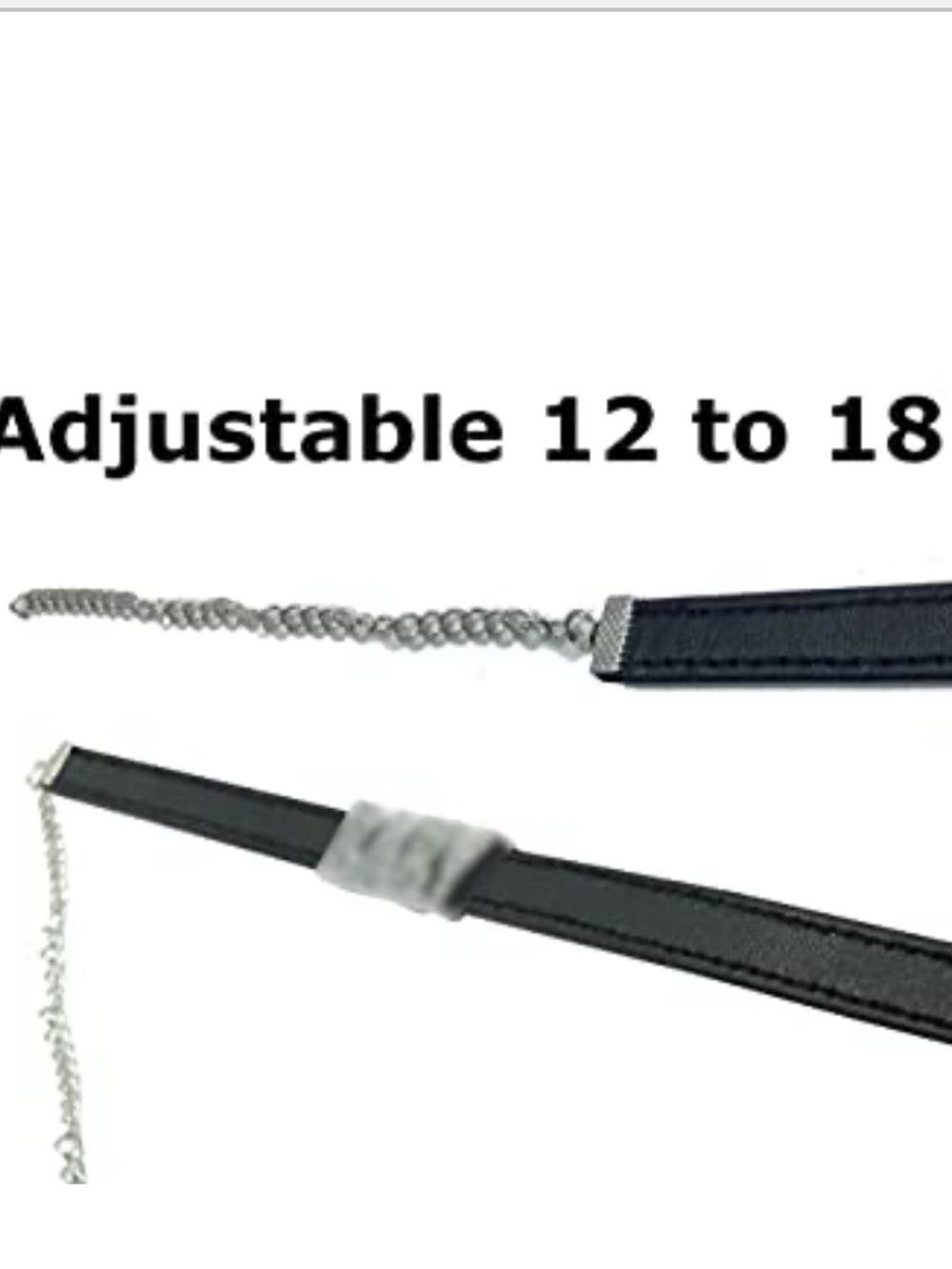 🖤 Black “KITTEN” Rhinestone Choker Necklace Y2K Statement - Picture 6 of 6